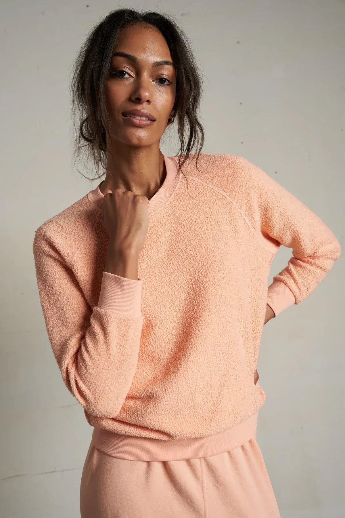 Perfect White Tee Ziggy Sweatshirt | Sugar White Fleece Sweatshirt