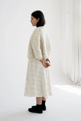 Jacardana Hand Knit Cardi | Ivory