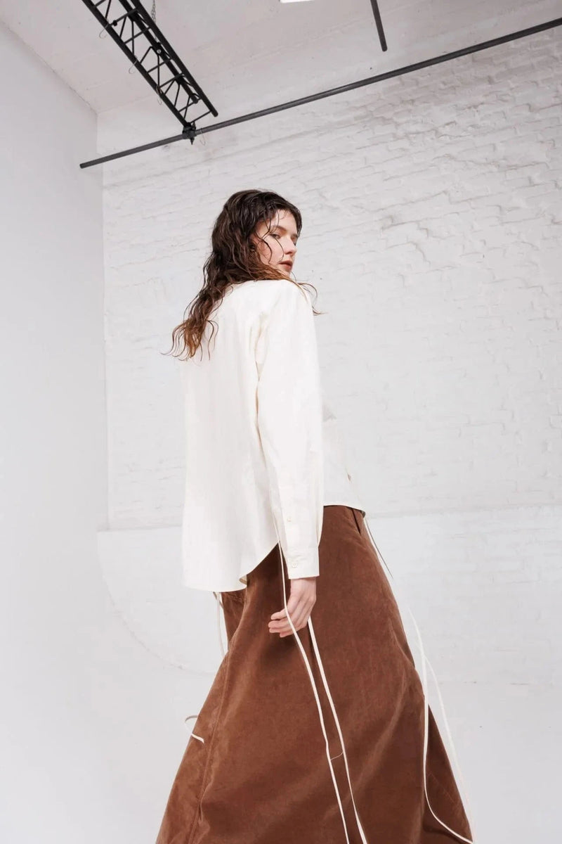 Asymmetric Kimono | Natural