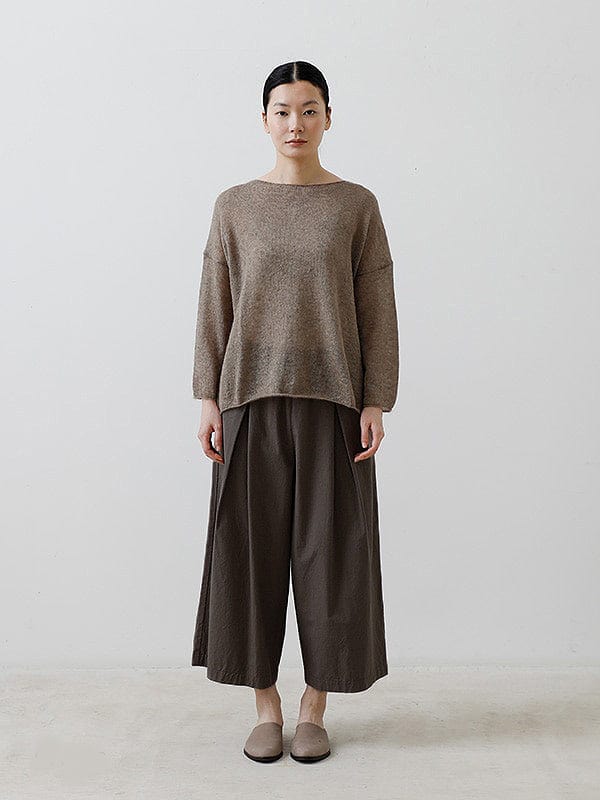 Mohair Silk Pullover | Sand