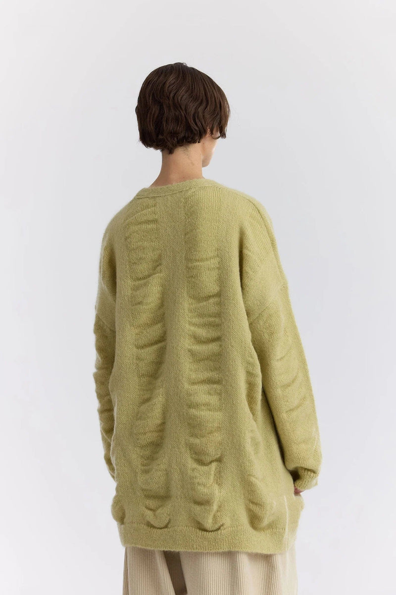 Waterfall Cardigan | Lime