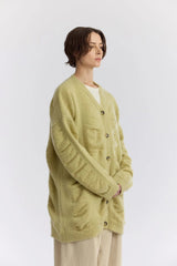 Waterfall Cardigan | Lime