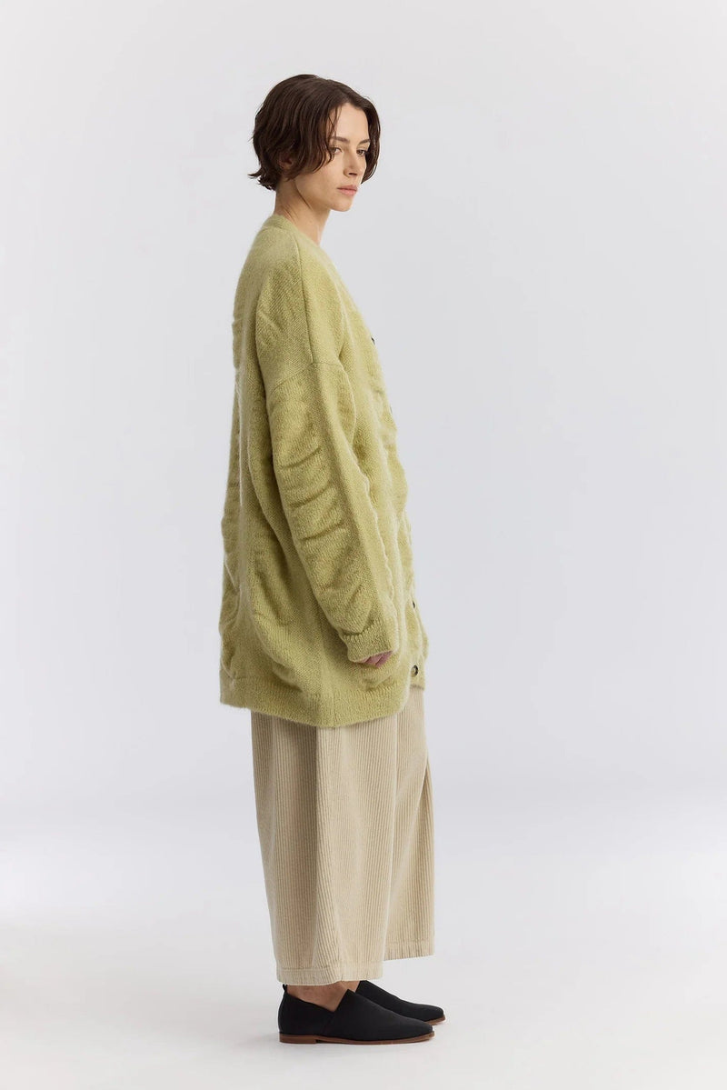 Waterfall Cardigan | Lime