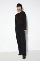 Lynn Cardigan | Brown Stripes