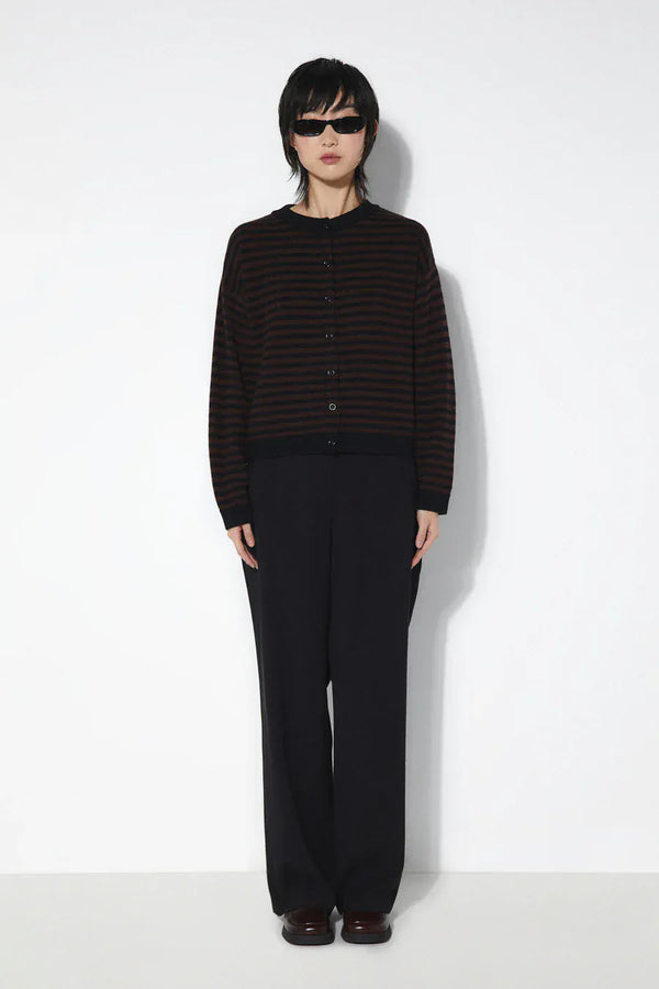 Lynn Cardigan | Brown Stripes
