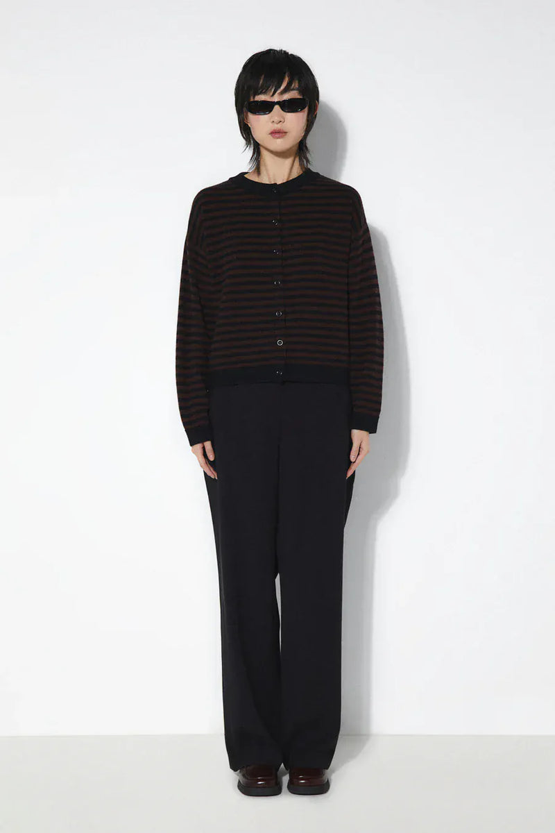 Lynn Cardigan | Brown Stripes