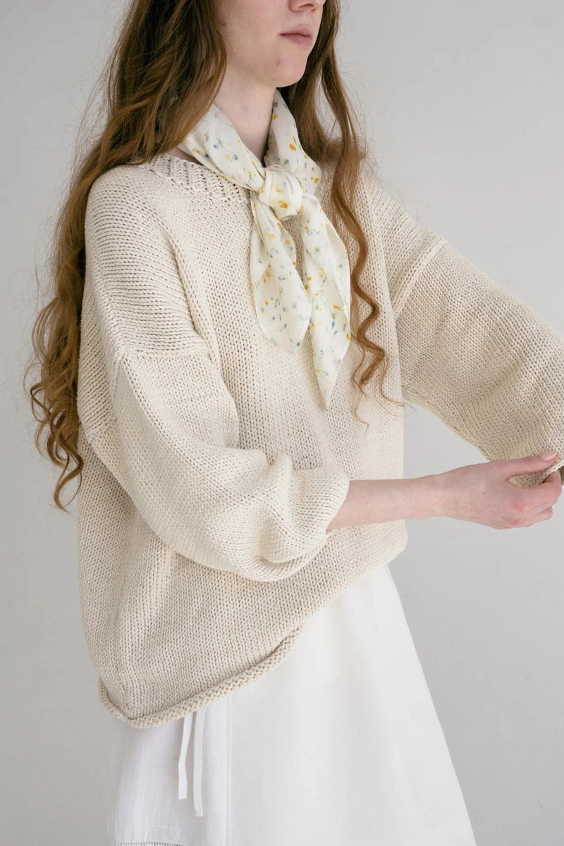 Puno Hand Knit Jumper | Ivory