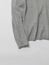 Cotton Cashmere Turtleneck | Gray