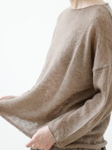 Mohair Silk Pullover | Sand