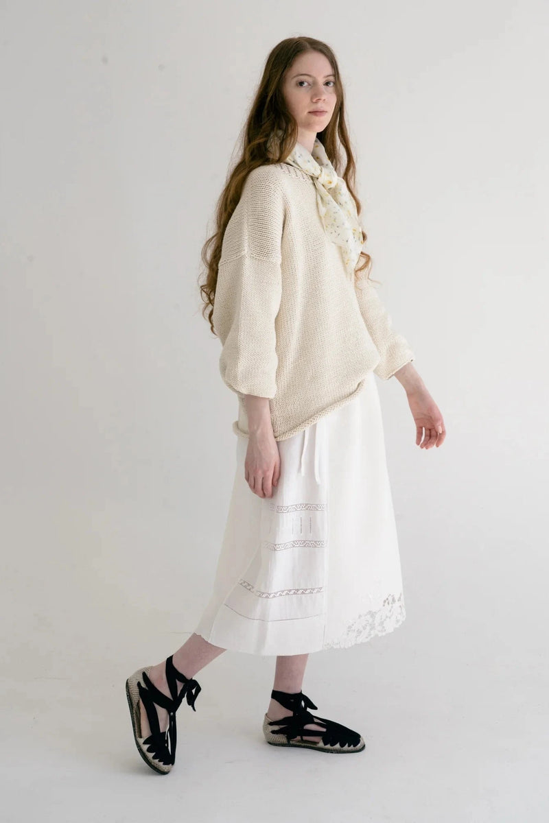 Puno Hand Knit Jumper | Ivory