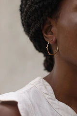 Bentu Hoops | Large Hoop GF