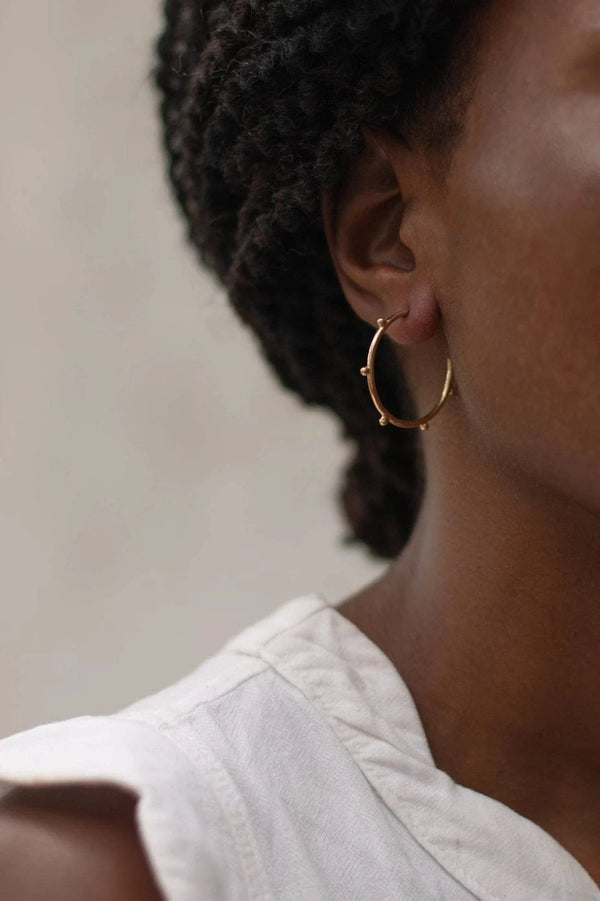 Bentu Hoops | Large Hoop GF