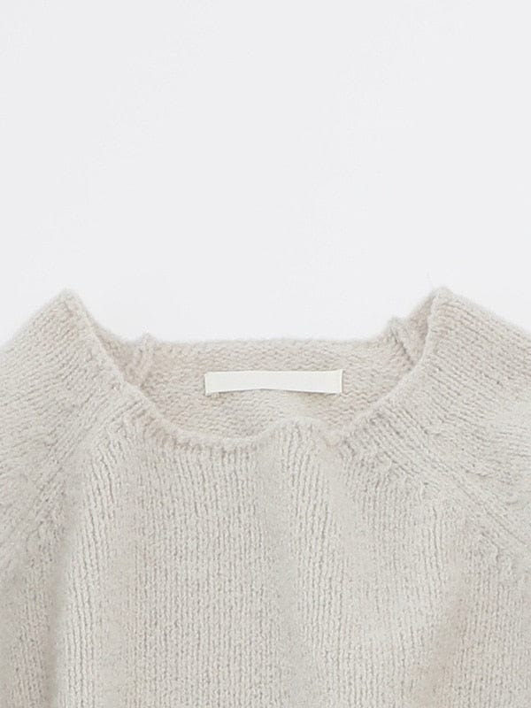 Renew Wool Raglan Pullover | Ivory