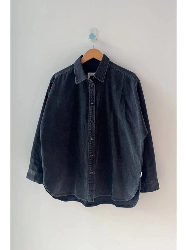 Theo Heavy Denim Jacket | Black