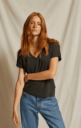 Hendrix Boxy V-Neck | Vintage Black