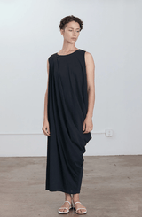 Greek Column Dress | Sumi Black
