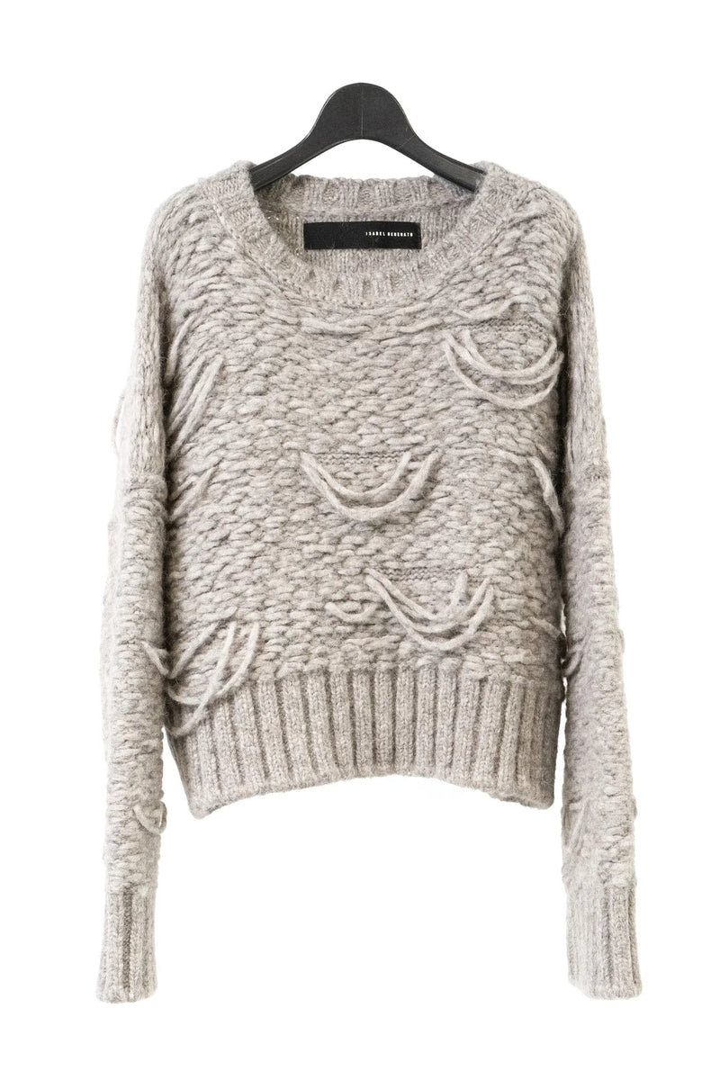 Floating Thread Knit Jumper | Taupe