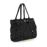 Penelope Woven Shopper | Black
