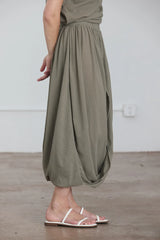 Greek Column Skirt | Cement