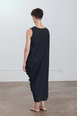 Greek Column Dress | Sumi Black