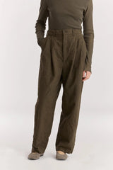 Crinkled Trouser | Charcoal