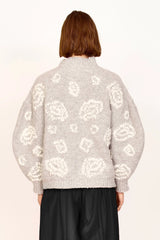 Cusco Waterlily Cardigan | Dove + Ivory