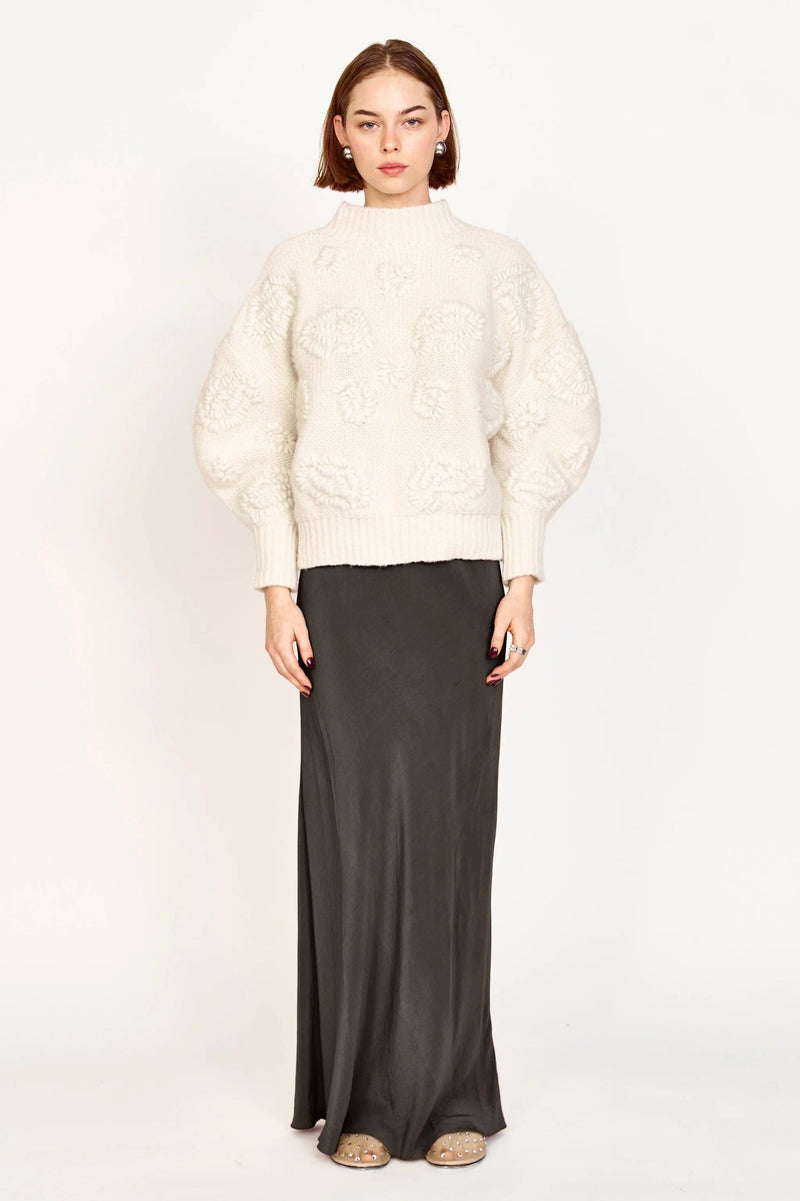 Cusco Waterlilly Pullover | Ivory