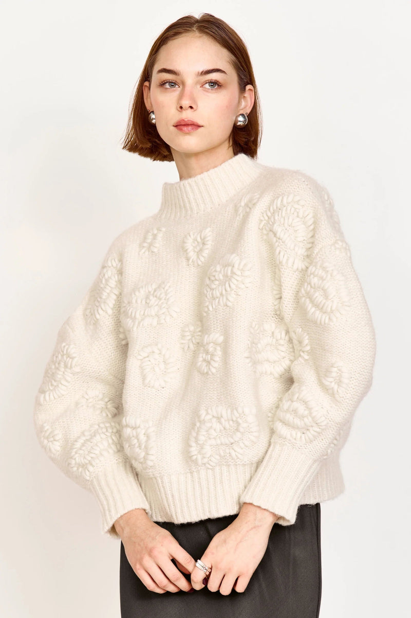 Cusco Waterlilly Pullover | Ivory