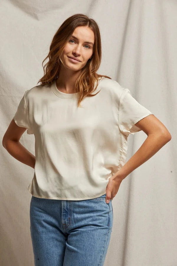 Delphine Satin Top | Sugar