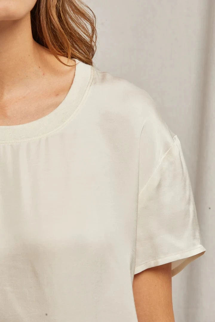 Delphine Satin Top | Sugar