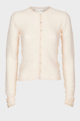 Cotton Openwork Cardigan | White