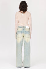 Cotton Openwork Cardigan | White