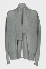 Linen Knit Open Cardigan | Powder Blue