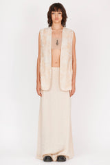 Satin Skirt | Powder