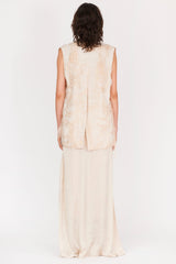 Satin Skirt | Powder