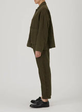 Brushed Coverall Jacket | Khaki