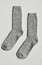 Cottage Socks | Heather Grey