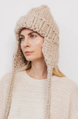 Hand Knit Hat | Putty