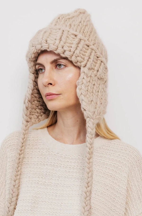 Hand Knit Hat | Putty