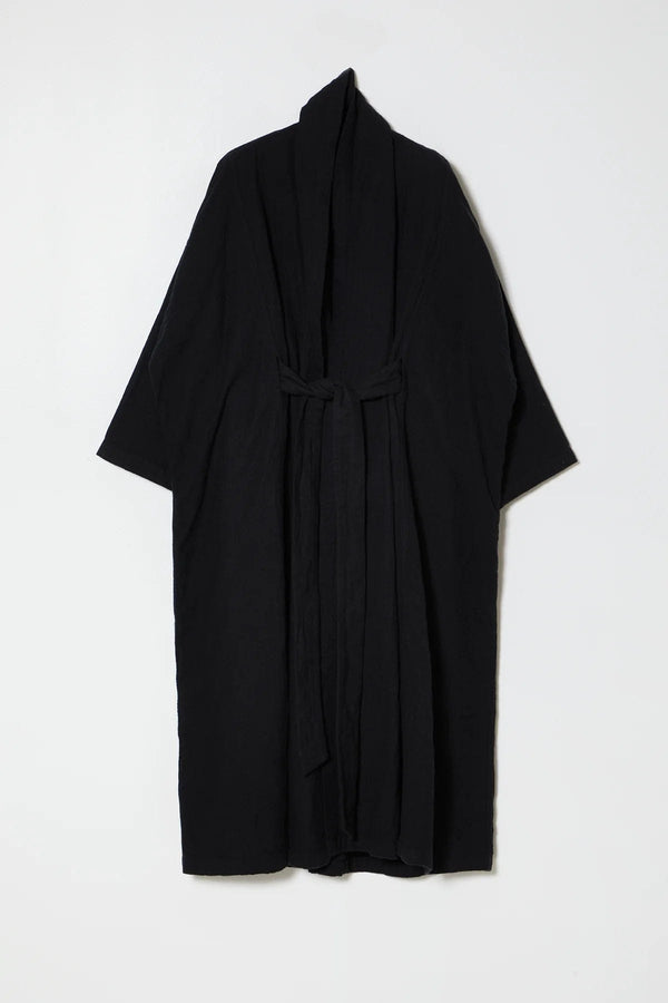 Long Haori W/ Belt | Black