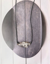Quartz Cluster set in Bronze