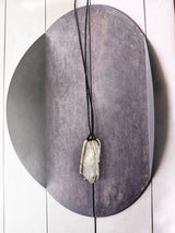 Elestial Quartz Cage Set Bronze