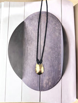 Bronz Disc Necklace
