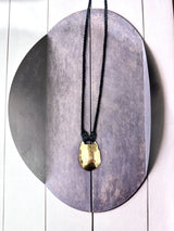 Bronz Disc Necklace