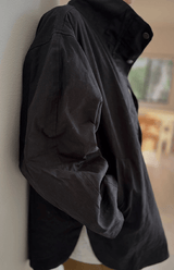 Waxed Cotton Jacket | Black