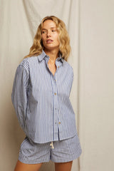 James Button Down | Chambray Stripe