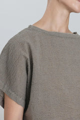 Boxed Top | Grey