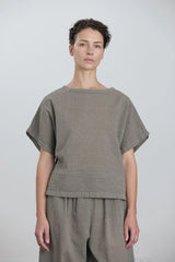 Boxed Top | Grey