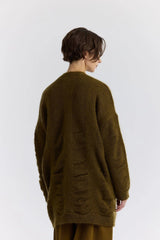 Waterfall Cardigan | Dk Olive