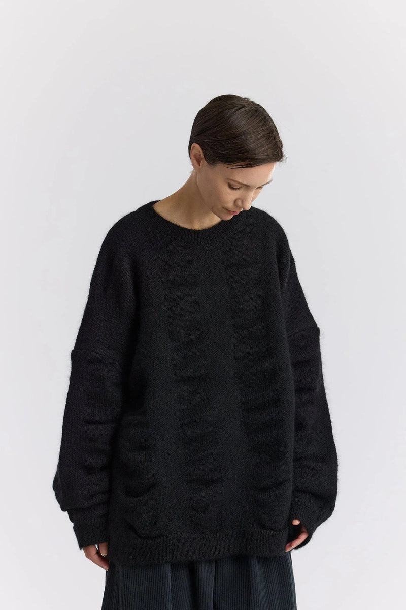 Waterfall Sweater | Black